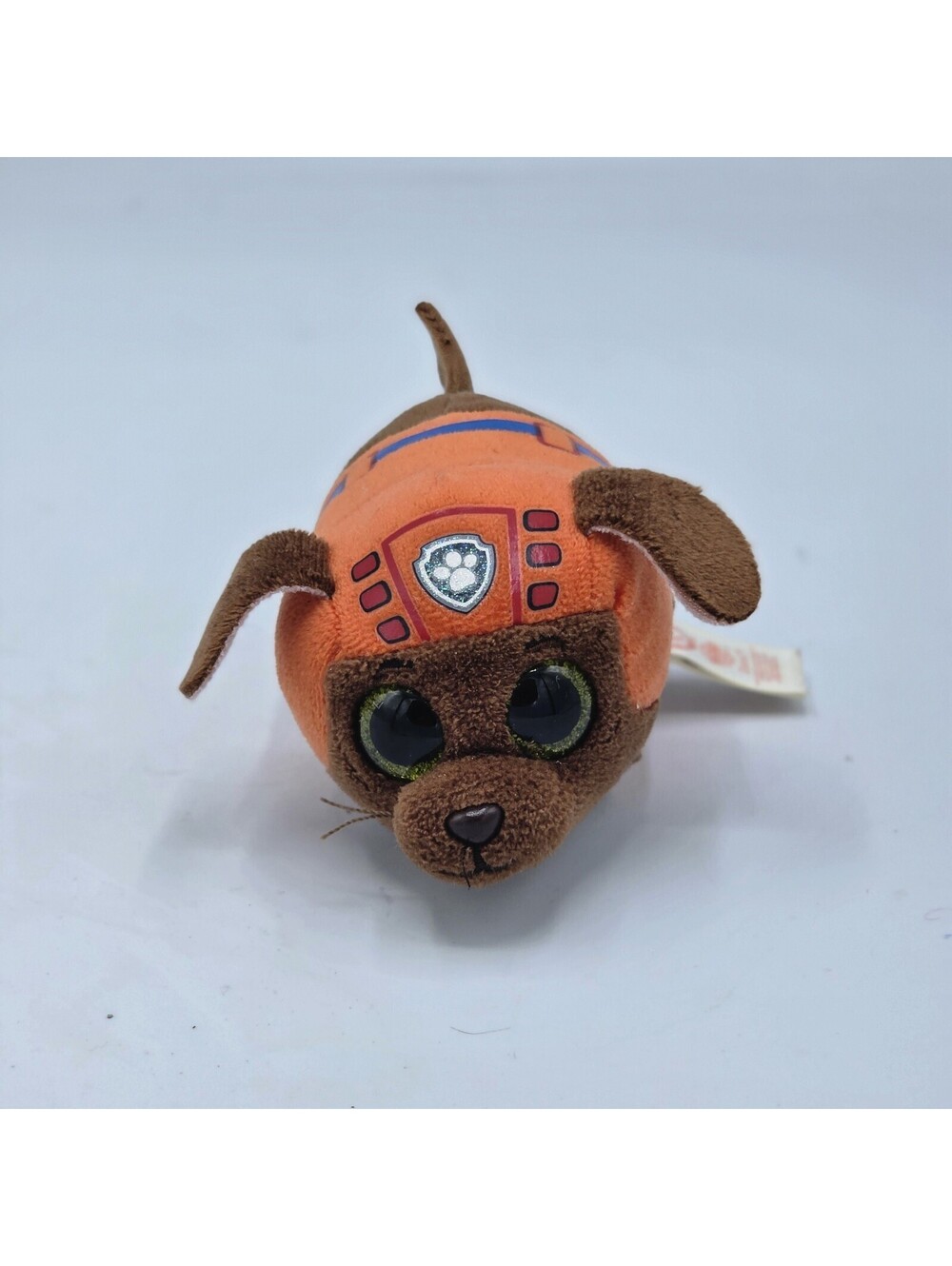 TY Teeny Tys Paw Patrol ORANGE ZUMA DOG 4" Plush Stuffed Animal Toy, No Tag